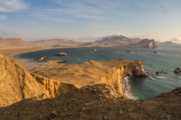 Coast of Paracas in Peru