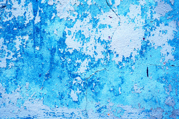 Wall fragment with scratches and cracks