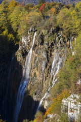 Plitvice lakes, national park in Croatia