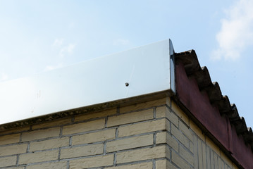 Dacheinfassung aus Edelstahl