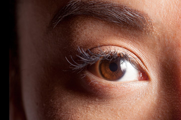 Eye close up