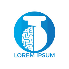 Brain lab logo design.