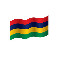 Mauritius flag, vector illustration