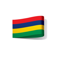 Mauritius flag, vector illustration