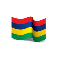 Mauritius flag, vector illustration