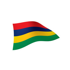 Mauritius flag, vector illustration