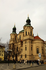 Fototapeta na wymiar Церковь Святого Николая в Праге