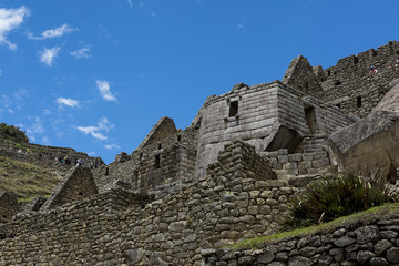 Fototapeta na wymiar Machu Picchu Sun Temple Peru