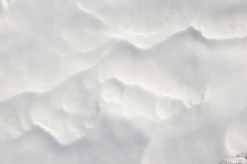 Natural snow background.