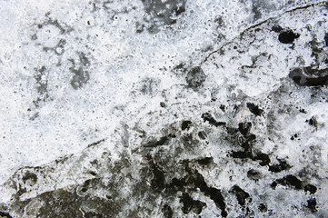 Ice. Close up.