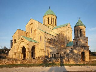 Fototapeta na wymiar Cathedral of Dormition - Bagrati Cathedral in Kutaisi. Imereti Province. Georgia 