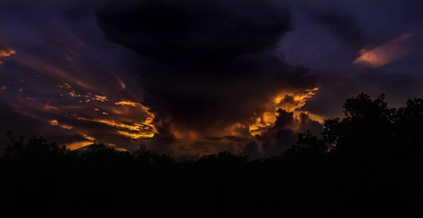 Por do Sol, Piranhas/GO.