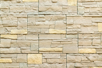 Modern stone brick wall background. Stone texture