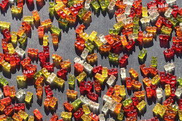 Bunte Gummibärchen/ Gummibären (Süßigkeiten aus Deutschland)