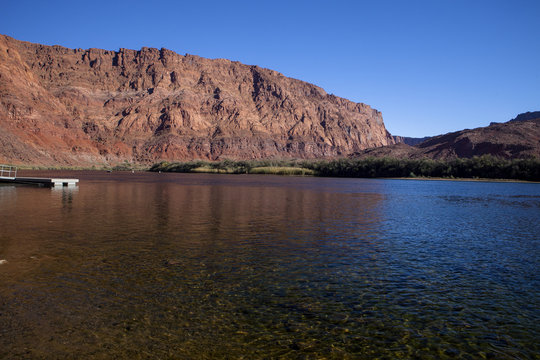 The view from Lees Ferry in Arizona
