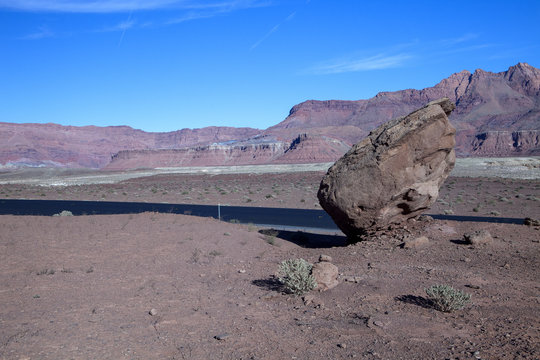 The Vermilion Cliffs at Lees Ferry in Arizona