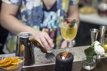 Nice alcoholic cocktail