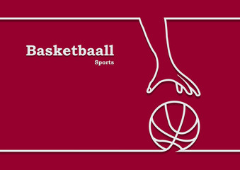 Basketball. Player who takes the ball from the ground