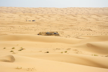 Beduinenzelt in der Wahiba Wüste