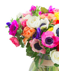 Anemones on white