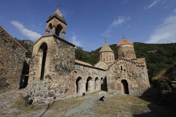Fototapeta na wymiar Dadivank medieval monastery in Nagorno-Karabakh (Artsakh) republic