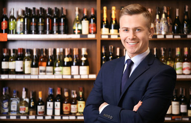 Business owner in his store