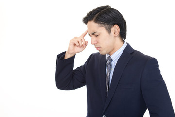 苦悩するビジネスマン