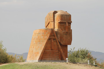 Tatik-papik is a famous landmark in Stepanakert