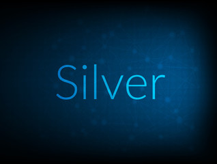 Obraz premium Silver abstract Technology Backgound