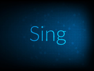 Sing abstract Technology Backgound