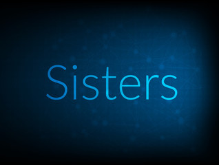 Obraz premium Sisters abstract Technology Backgound