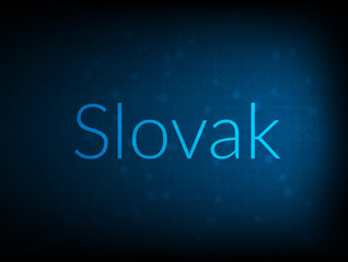 Obraz premium Slovak abstract Technology Backgound