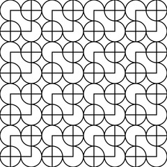 Geometric Line Pattern Vector