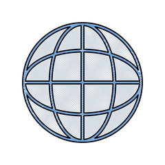 globe vector illustration