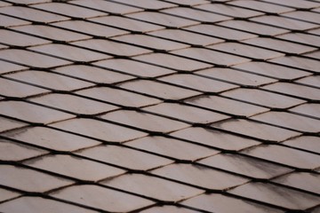 Tile roof background texture