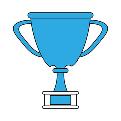Trophy cup symbol icon vector illustration graphic design