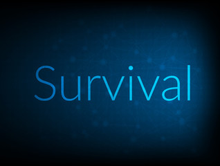Survival abstract Technology Backgound