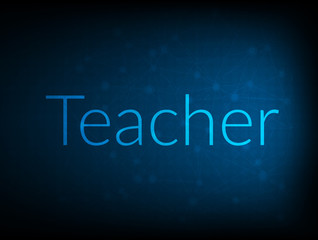 Teacher abstract Technology Backgound