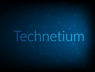 Technetium abstract Technology Backgound
