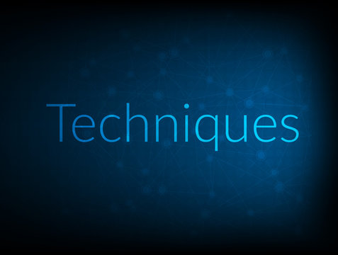 Techniques abstract Technology Backgound