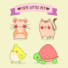 Set of cute little pet 2nd series