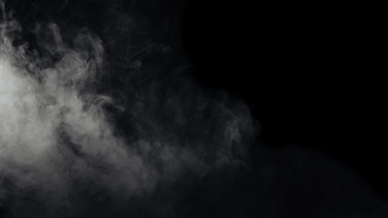 Abstract white smoke