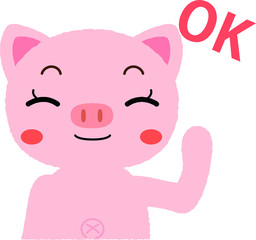 子ブタちゃん　OK