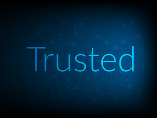 Trusted abstract Technology Backgound