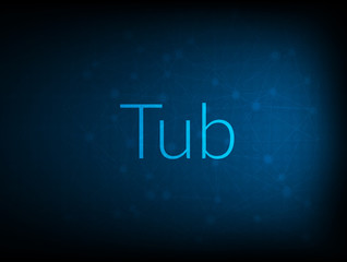 Tub abstract Technology Backgound