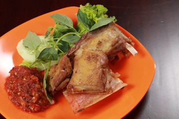 fried duck