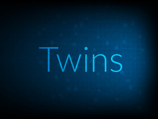 Twins abstract Technology Backgound