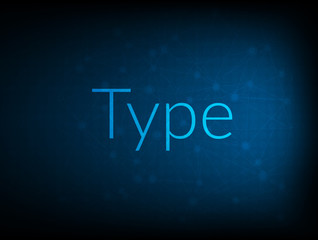 Type abstract Technology Backgound