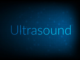 Ultrasound abstract Technology Backgound