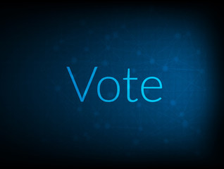 Vote abstract Technology Backgound